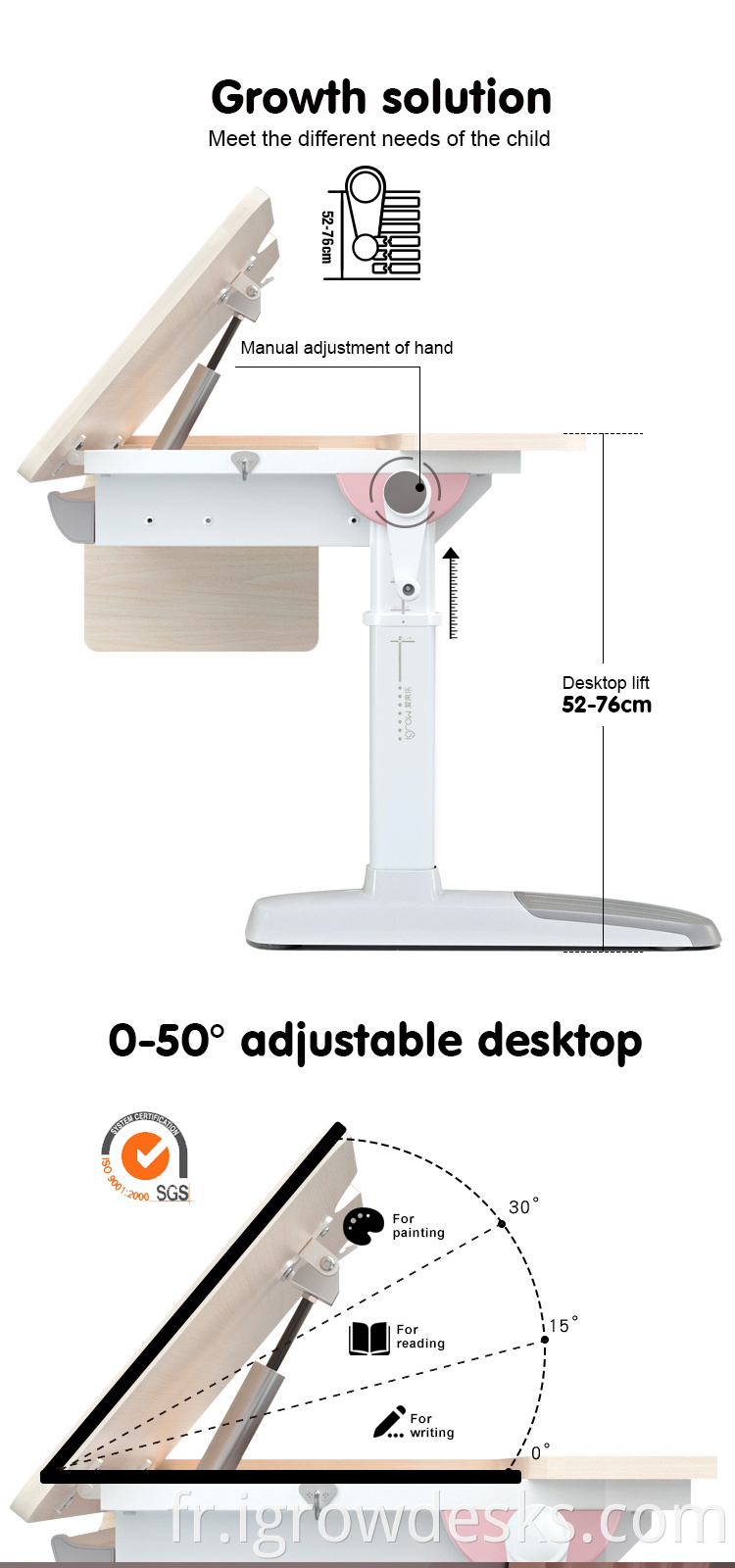 study chair and table for students